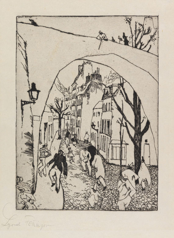 Lyonel Feininger - Die grüne Brücke (Torbogen)