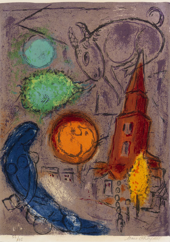 Marc Chagall - Saint-Germain-des-Prés