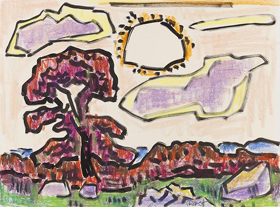 Karl Schmidt-Rottluff - Sonnige Landschaft