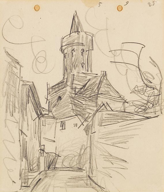 Lyonel Feininger - Altes Stadttor Kammin in Pommern