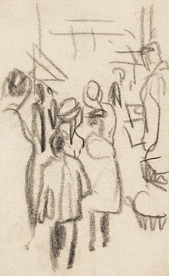 August Macke - Straßenszene