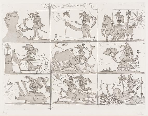 Pablo Picasso - Sueno y mentira de Franco - Planches I et II - Weitere Abbildung