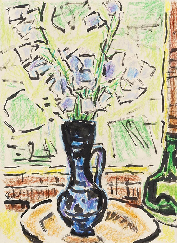 Karl Schmidt-Rottluff - Blumen in Vase