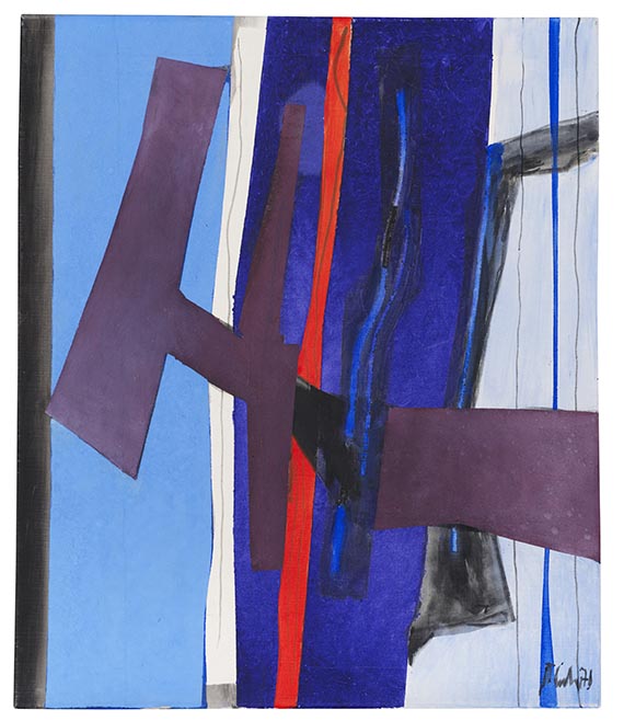Fritz Winter - Schwarz - Blau - Rot