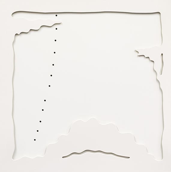 Lucio Fontana - Teatrino (weiß I)