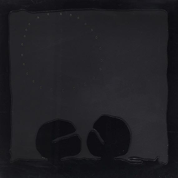 Lucio Fontana - Teatrino (schwarz II)