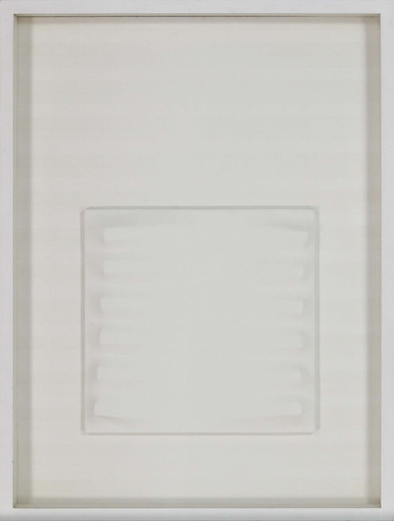 Agostino Bonalumi - Bianco - Rahmenbild