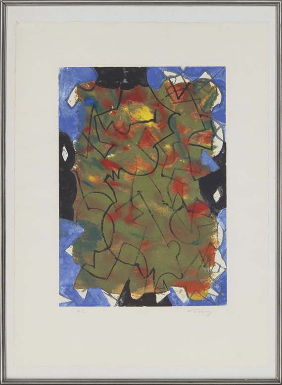 Mark Tobey - Glowing Fall - Rahmenbild