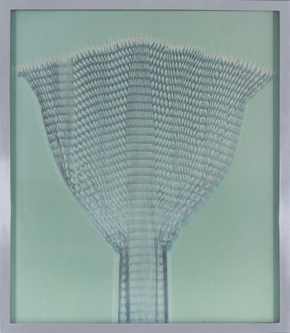 Heinz Mack - Silberfächer - Rahmenbild