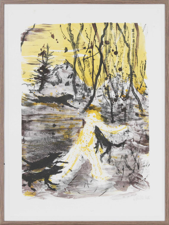 Daniel Richter - Waldhunde - Rahmenbild