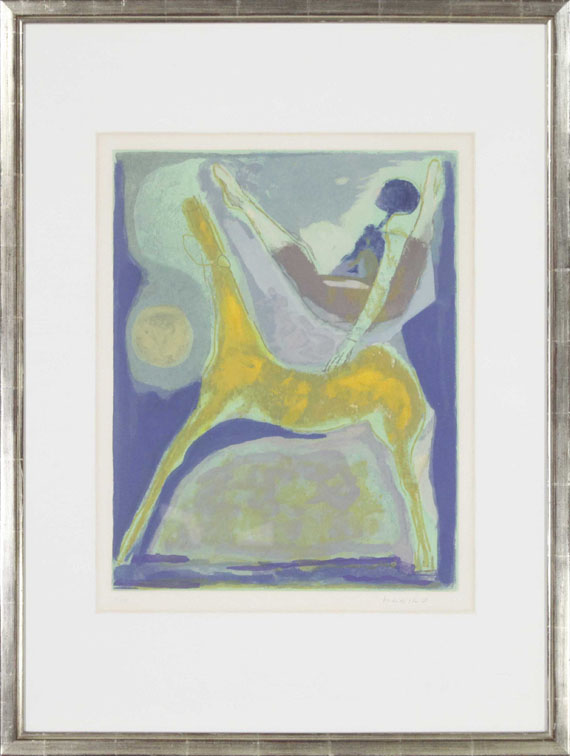 Marino Marini - Marino from Shakespeare II (Blatt VII) - Rahmenbild