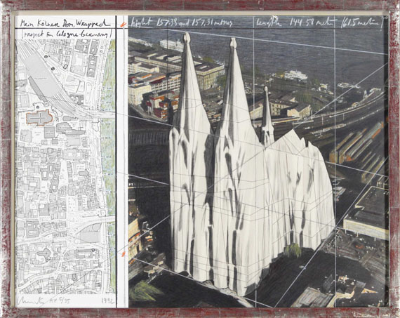  Christo - Mein Kölner Dom, Wrapped - Rahmenbild
