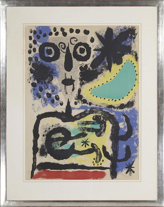 Joan Miró - Personnage nuageux - Rahmenbild