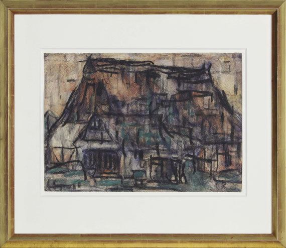 Christian Rohlfs - Haus in Soest - Rahmenbild