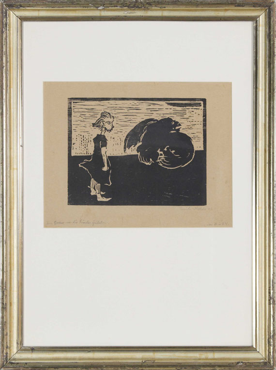 Emil Nolde - Der große Vogel - Rahmenbild
