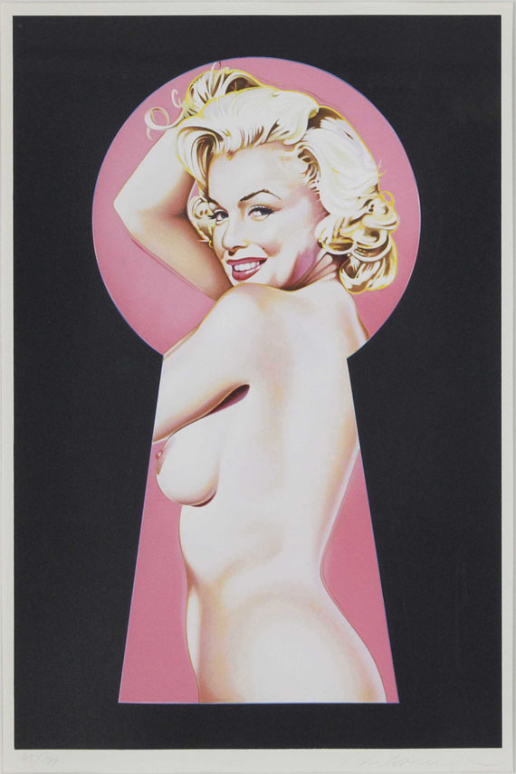 Mel Ramos - Peek-a-Boo Marilyn (#1, #2, #3) - Rahmenbild