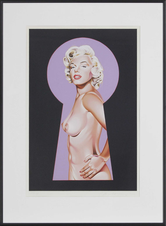 Mel Ramos - Peek-a-Boo Marilyn (#1, #2, #3) - Rahmenbild