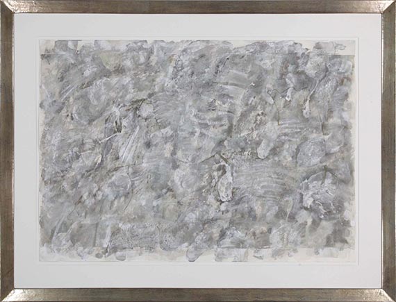 Gerhard Hoehme - Der Gesang der Steine am Eingang zur Unterwelt - Rahmenbild