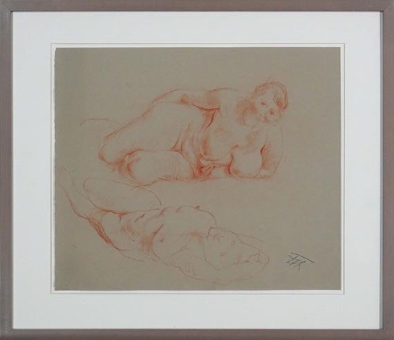 Otto Dix - Zwei Akte - Rahmenbild