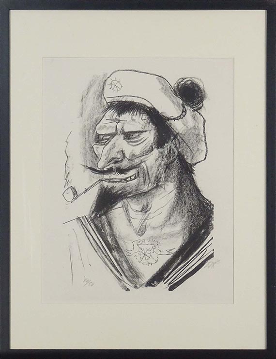 Otto Dix - Südlicher Matrose - Rahmenbild