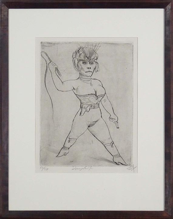 Otto Dix - Dompteuse - Rahmenbild