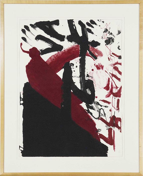 Antoni Tàpies - Signes negres - Rahmenbild