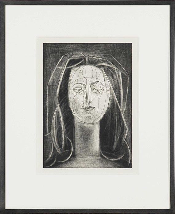 Pablo Picasso - Portrait Francoise au long cou I - Rahmenbild