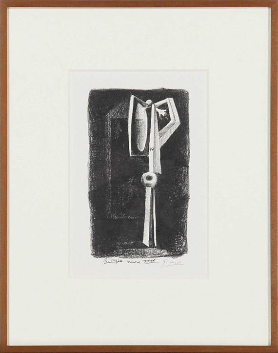 Pablo Picasso - Figure. Baigneuse a la cabine - Rahmenbild