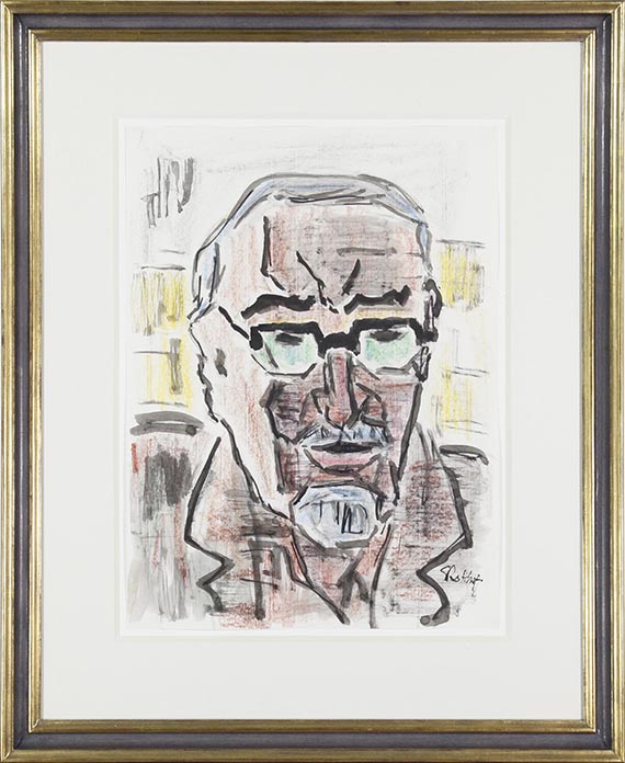 Karl SchmidtRottluff Selbstporträt Ketterer Auktion