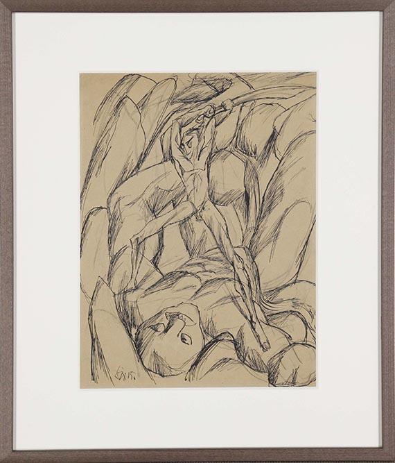 Otto Dix - David und Goliath - Rahmenbild