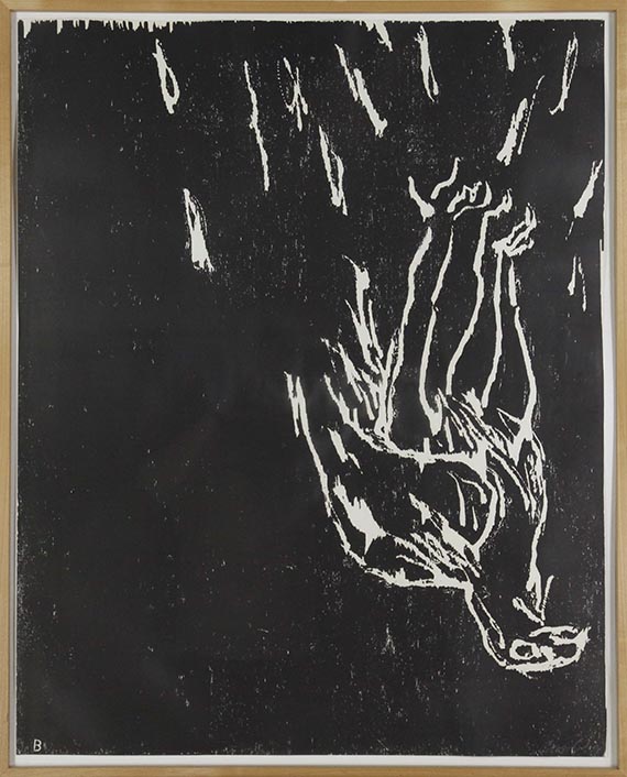 Georg Baselitz - Adler - Rahmenbild