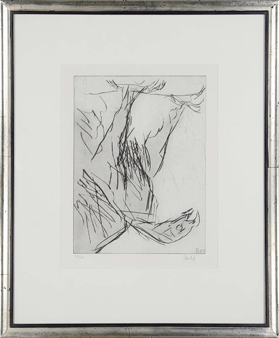 Georg Baselitz - Adler - Rahmenbild