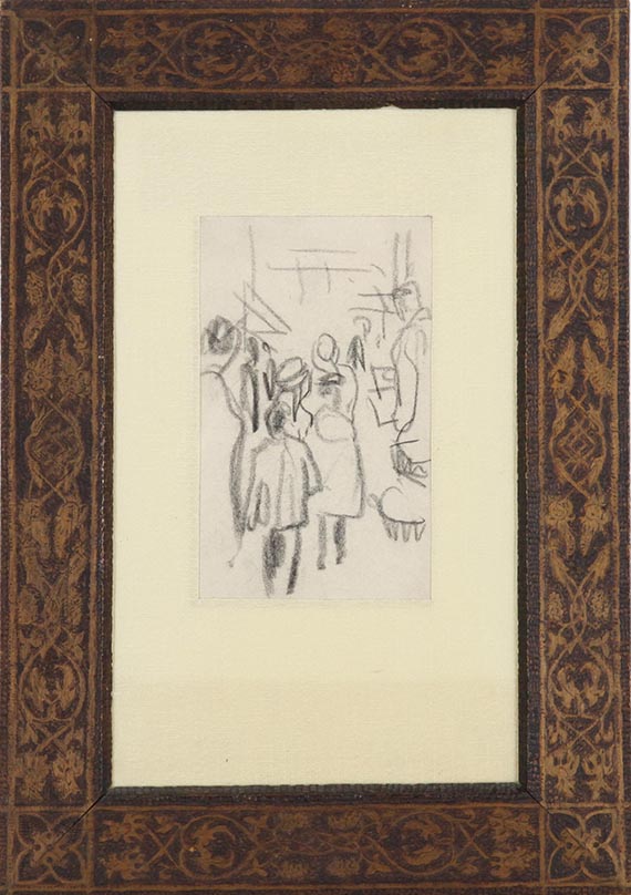 August Macke - Straßenszene - Rahmenbild