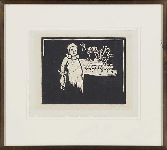 Emil Nolde - Mädchenphantasie - Rahmenbild