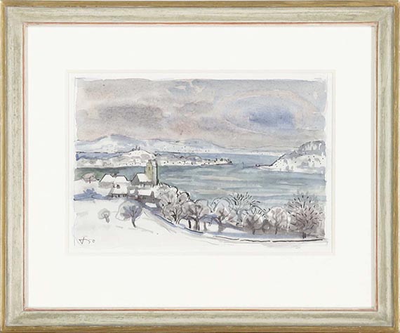 Otto Dix - Winter am Bodensee - Rahmenbild