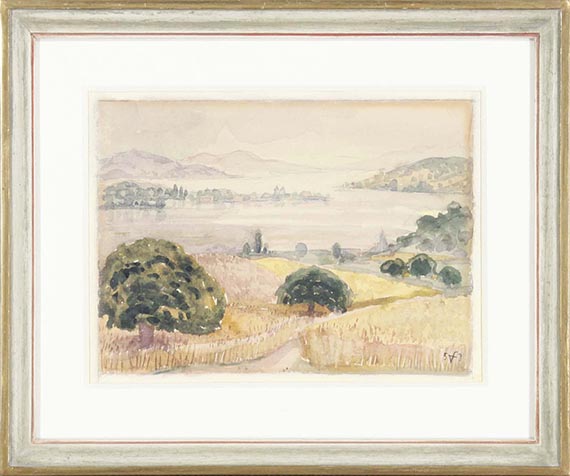 Otto Dix - August am Bodensee - Rahmenbild