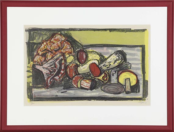 Otto Dix - Pilze - Rahmenbild