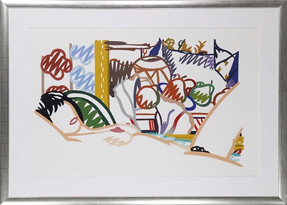Tom Wesselmann - Monica with Cézanne - Rahmenbild