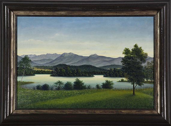 Georg Schrimpf - Osterseen - Rahmenbild