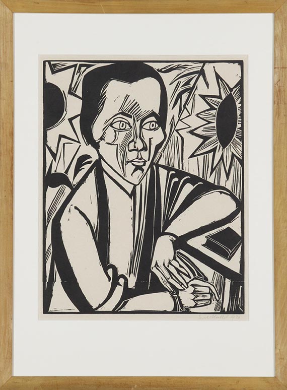 Erich Heckel - Frau - Rahmenbild