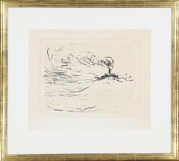 Emil Nolde - Dampfer (Groß hell) - Rahmenbild