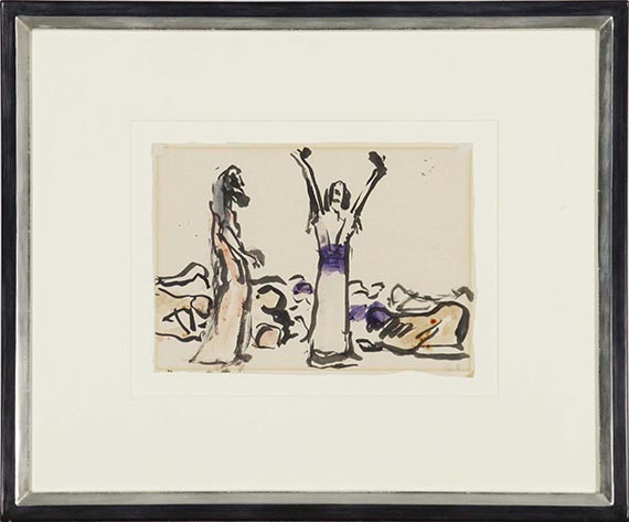 Emil Nolde - Theaterszene - Rahmenbild