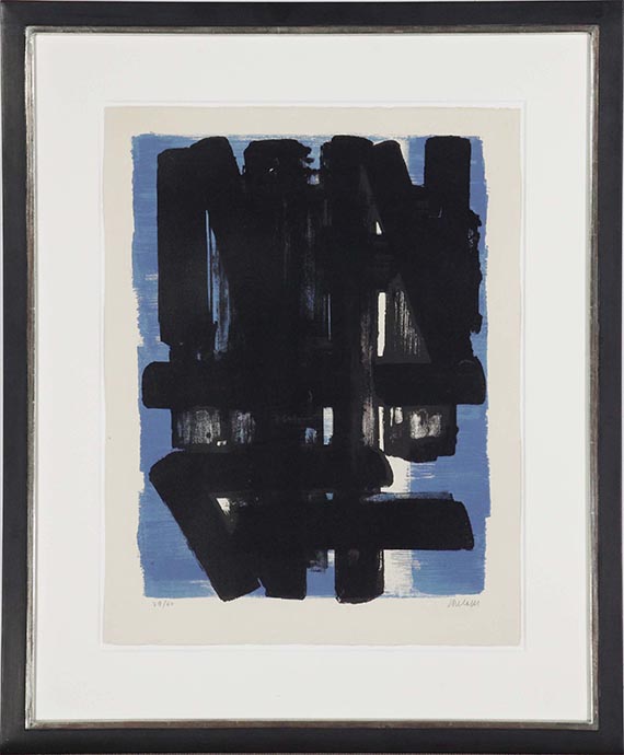Pierre Soulages - Lithographie No. 5 - Rahmenbild