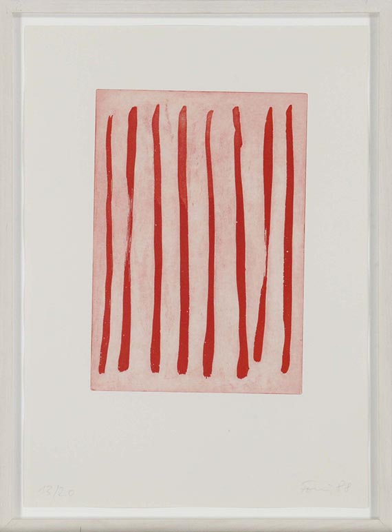 Günther Förg - Linien I - Rahmenbild