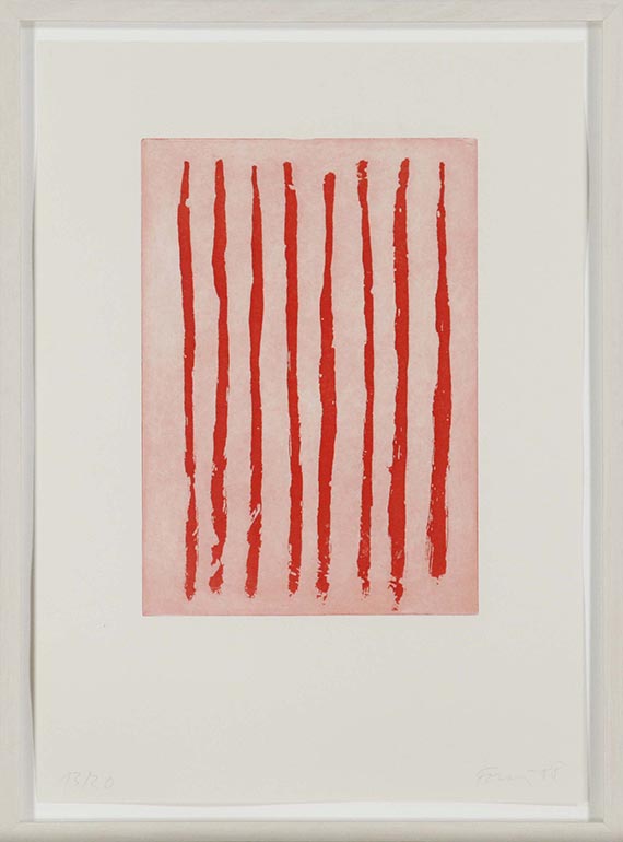 Günther Förg - Linien I - Rahmenbild