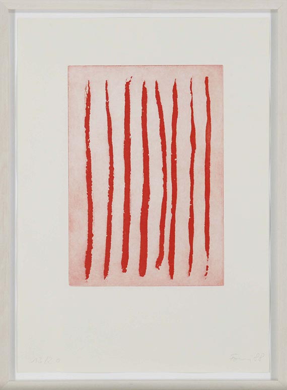 Günther Förg - Linien I - Rahmenbild