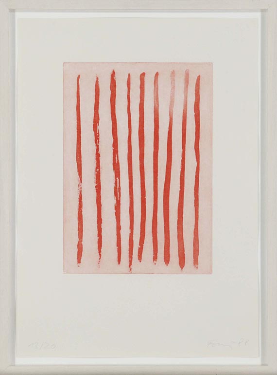 Günther Förg - Linien I - Rahmenbild
