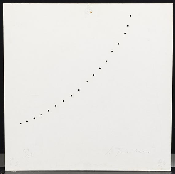 Lucio Fontana - Teatrino (weiß II) - Rückseite