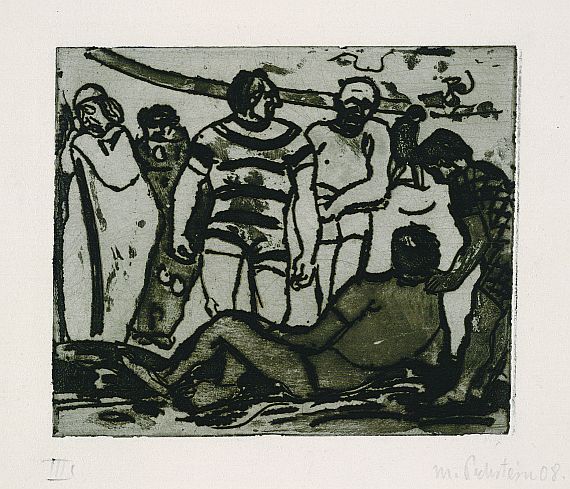 Hermann Max Pechstein - Zirkuspause