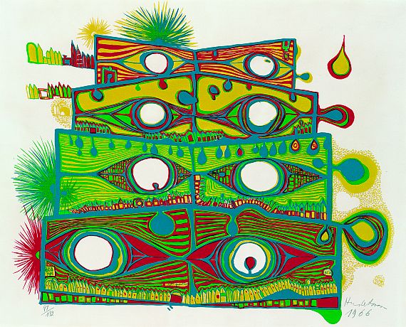 Friedensreich Hundertwasser - Die Augen von Machu Picchú